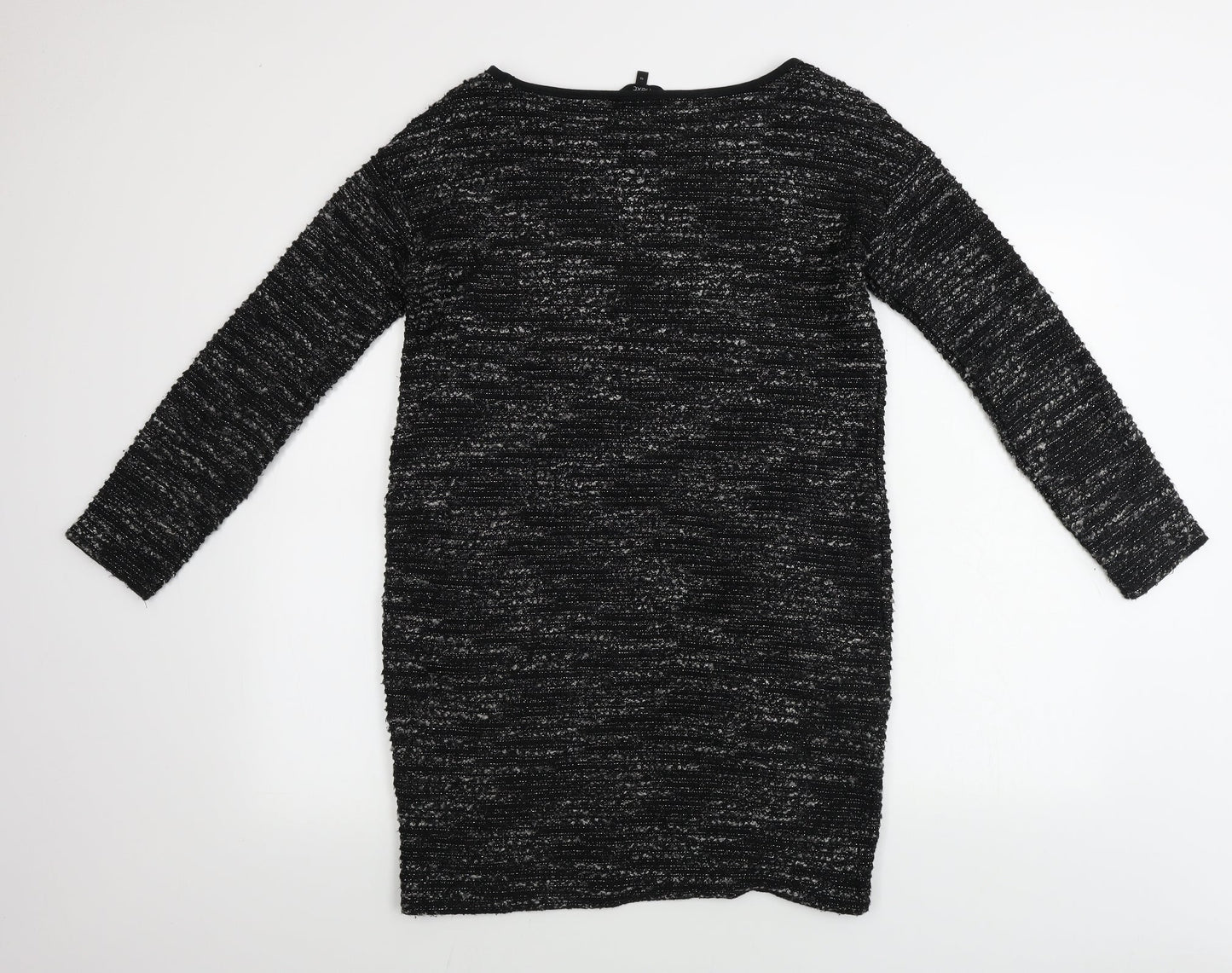 NEXT  Womens Black Striped  Bodycon  Size 10