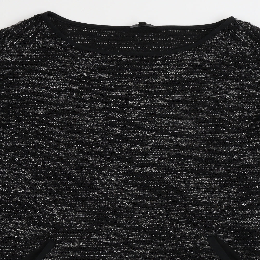 NEXT  Womens Black Striped  Bodycon  Size 10