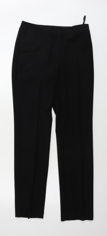 Womens UK Size 30 in F&F Regular Fit  Black Trousers