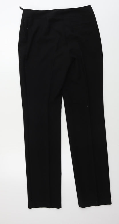 Womens UK Size 30 in F&F Regular Fit  Black Trousers