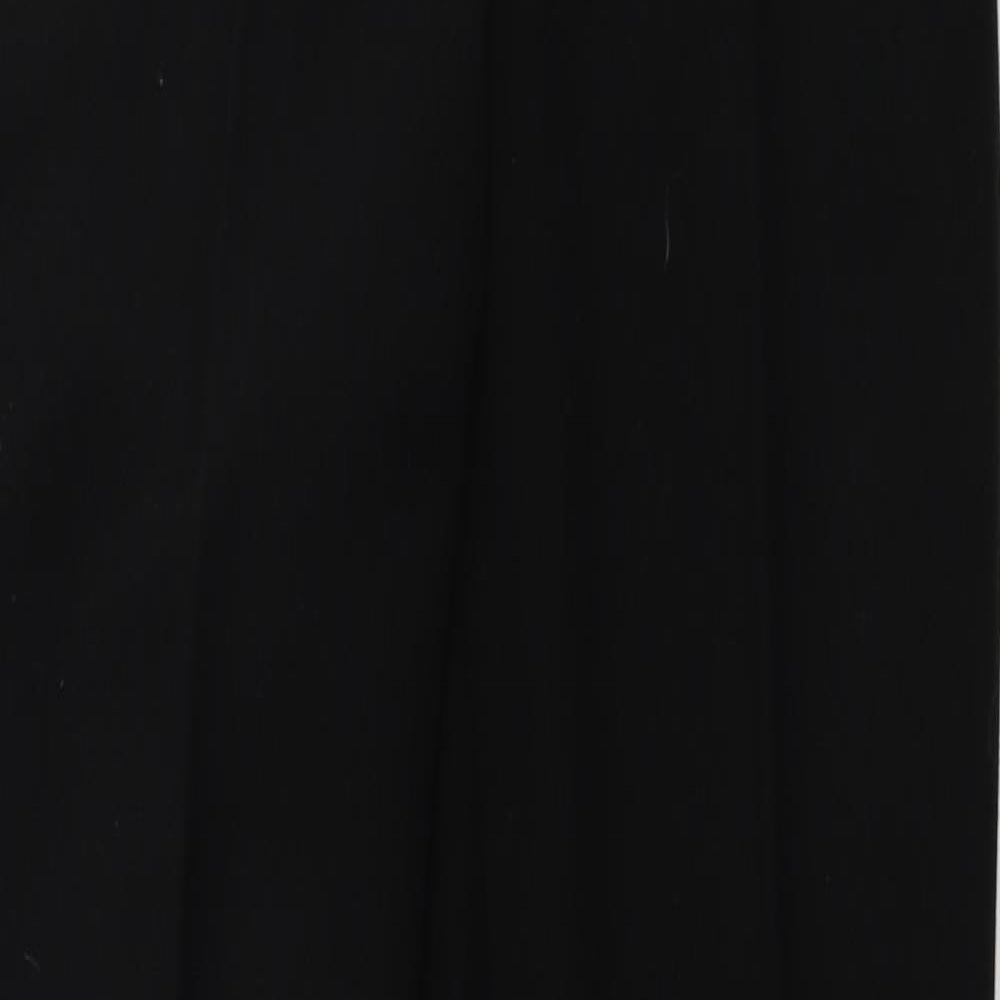 Womens UK Size 30 in F&F Regular Fit  Black Trousers