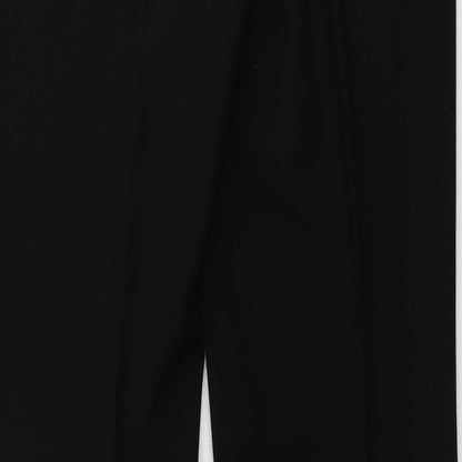 Womens UK Size 30 in F&F Regular Fit  Black Trousers