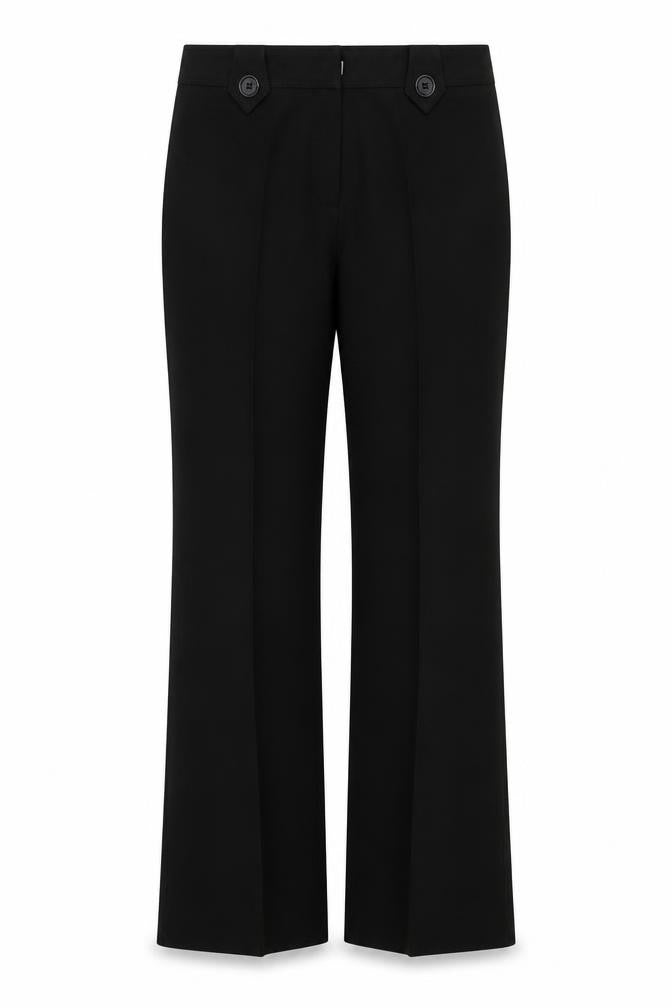 Womens UK Size 12 Etam Regular Fit  Black Trousers