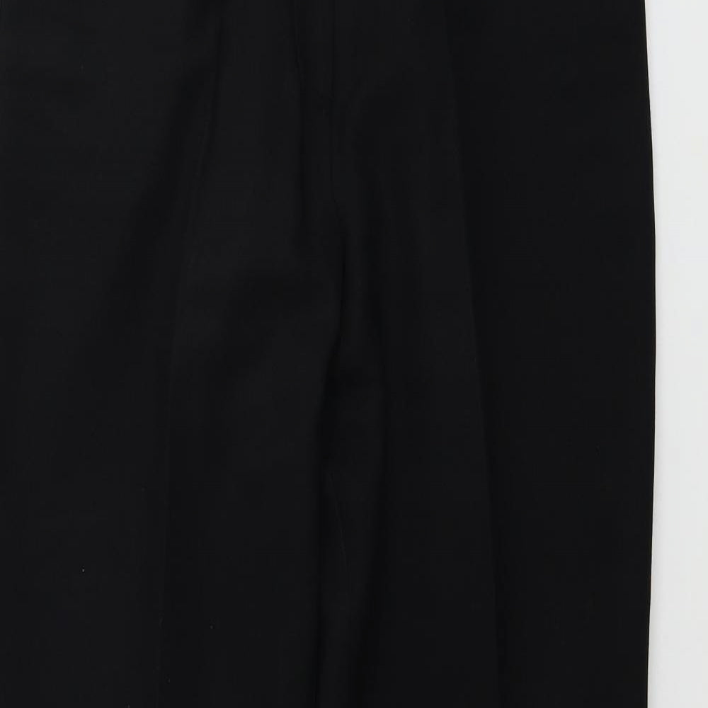 Womens UK Size 12 Etam Regular Fit  Black Trousers