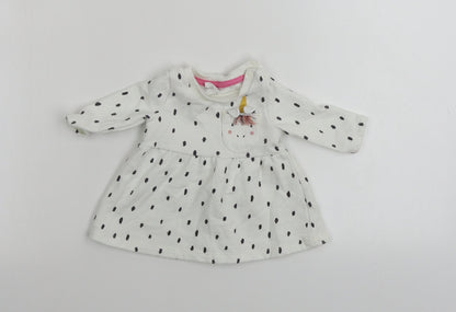 fred&flo  Girls White   Pullover Jumper One Size