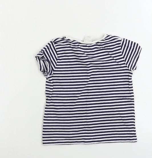 F&F  Boys Blue   Basic T-Shirt Size 2-3 Years