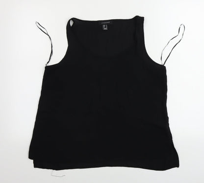 Womens UK Size 14 Atmosphere Black Basic Blouse