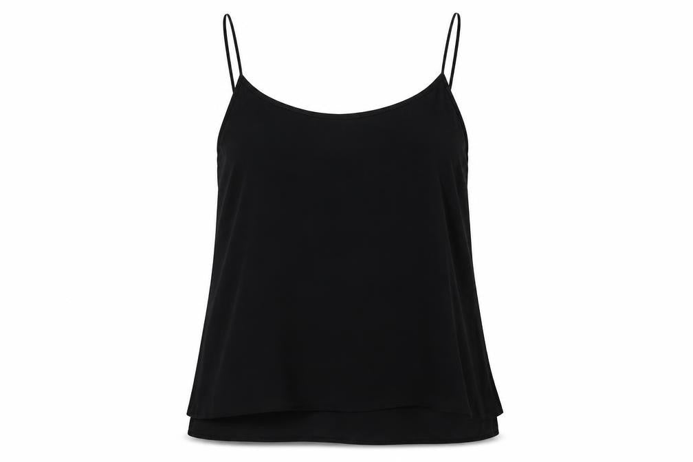 Womens UK Size 14 Atmosphere Black Basic Blouse