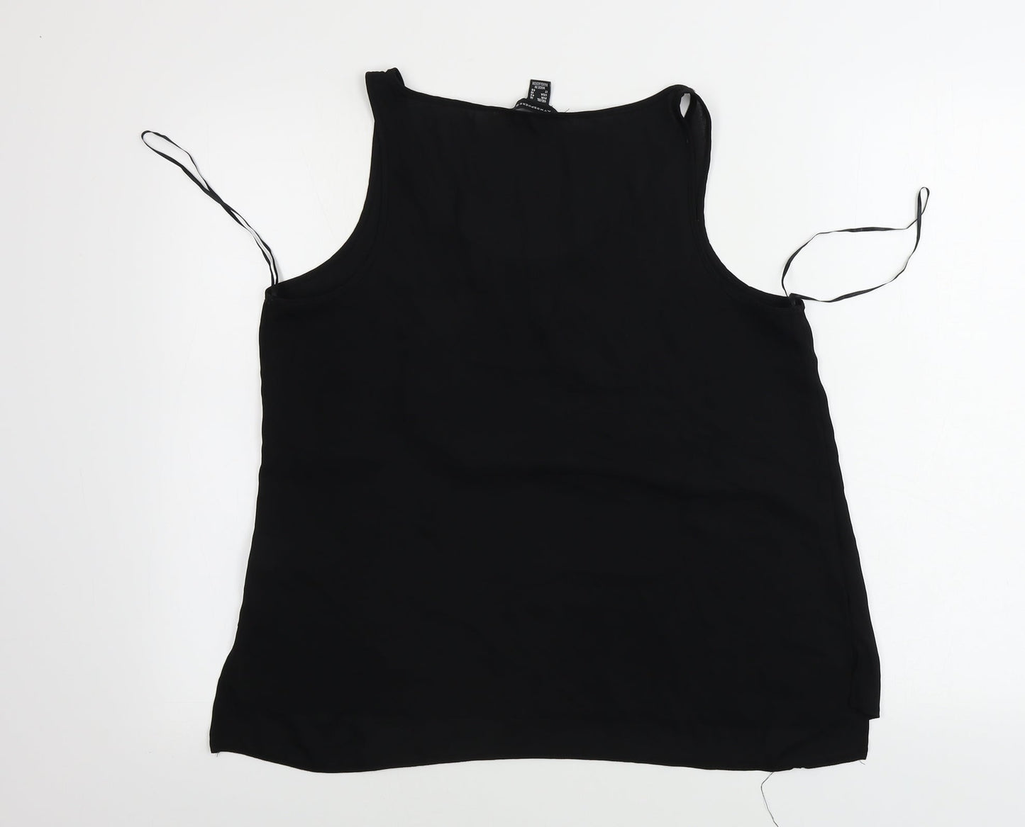 Womens UK Size 14 Atmosphere Black Basic Blouse