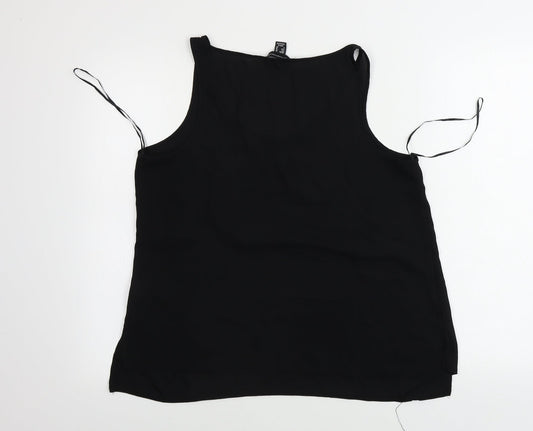 Womens UK Size 14 Atmosphere Black Basic Blouse