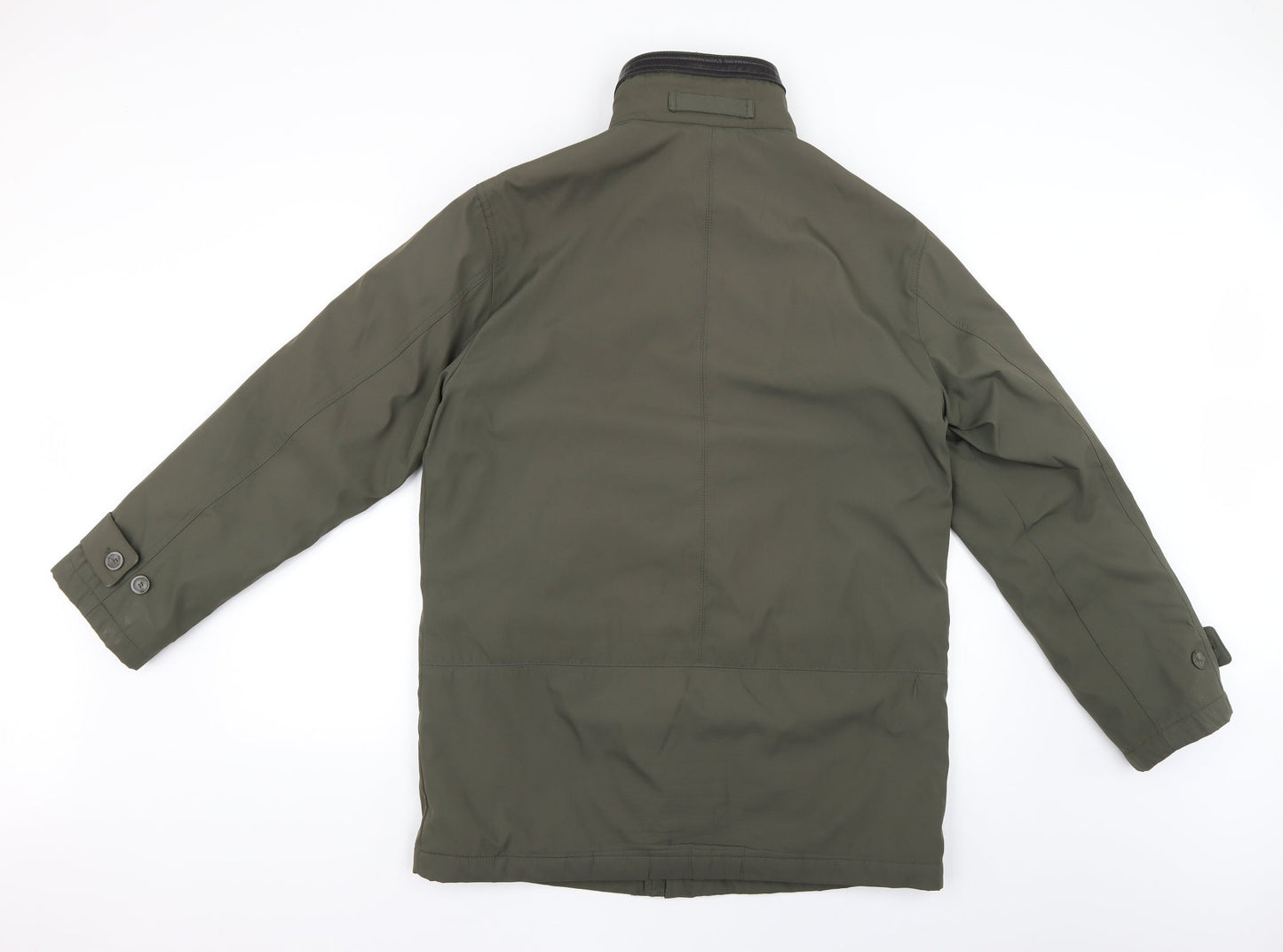 Mens UK Size S paul berman Green Rain Coat