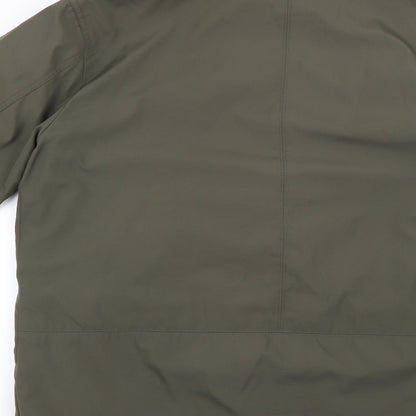 Mens UK Size S paul berman Green Rain Coat