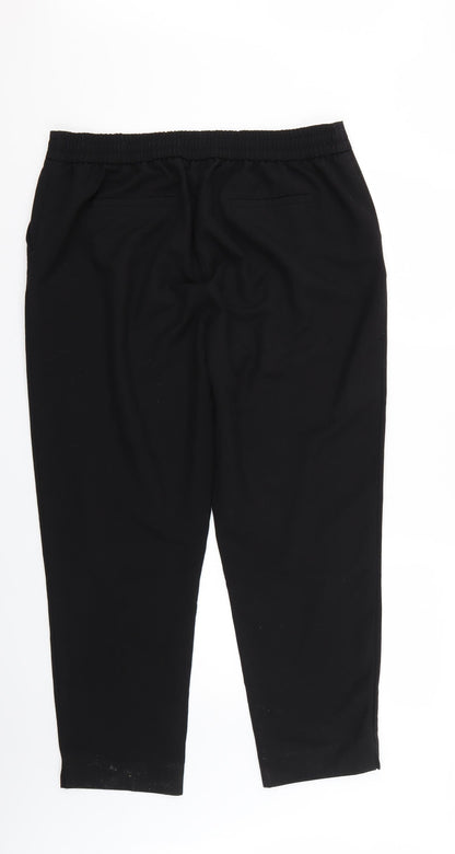 Womens UK Size 16 collection Regular Fit  Black Trousers