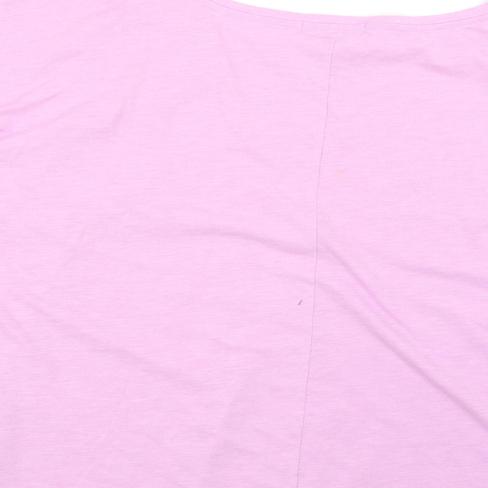 F&F Womens Purple   Basic T-Shirt Size 10