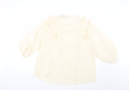 F&F Womens Beige   Basic Blouse Size 18