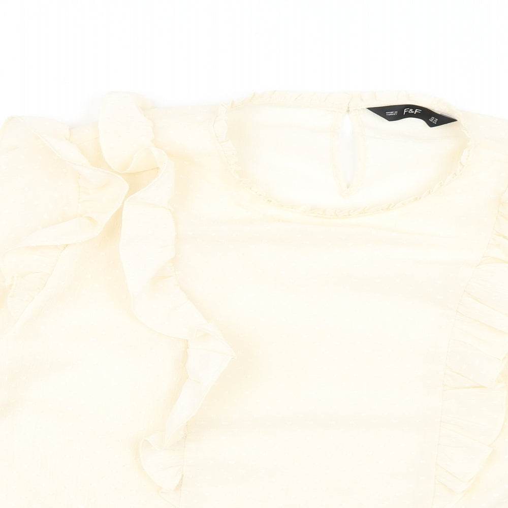 F&F Womens Beige   Basic Blouse Size 18