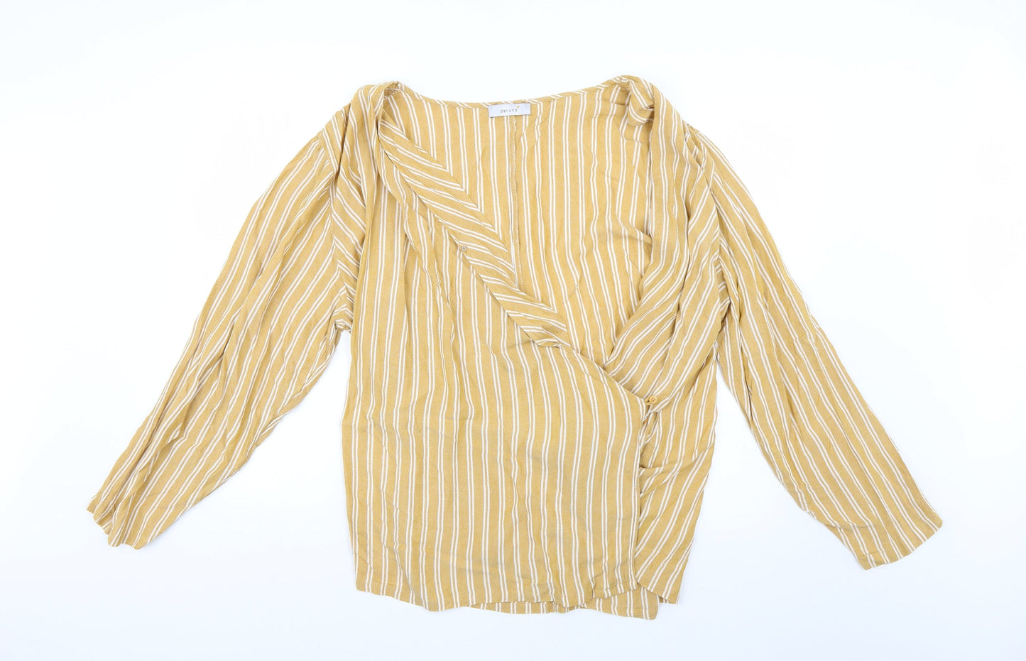 Womens UK Size 22 Marks and Spencer Yellow Basic Blouse