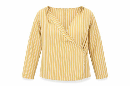 Womens UK Size 22 Marks and Spencer Yellow Basic Blouse