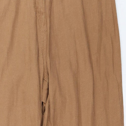 Womens UK Size 14 NEXT Regular Fit  Brown Trousers