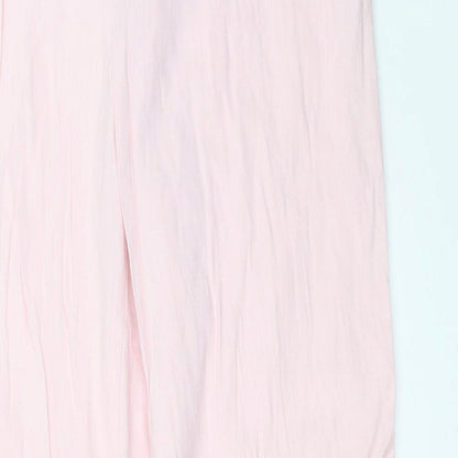 Womens UK Size 14 Marks and Spencer Regular Fit  Pink Trousers