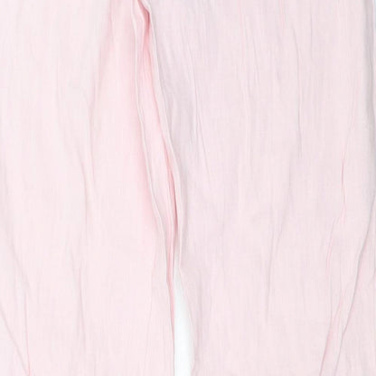 Womens UK Size 14 Marks and Spencer Regular Fit  Pink Trousers