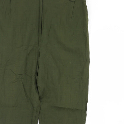 Preworn Womens Green   Trousers  Size 36 in L30 in