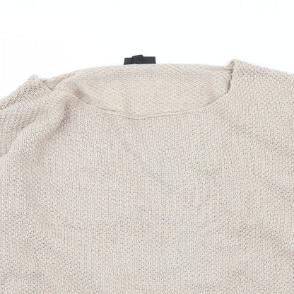Womens UK Size 12 Topshop Brown Pullover Jumper