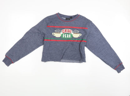 Primark Womens Blue   Pullover Jumper Size XS  - FRIENDS