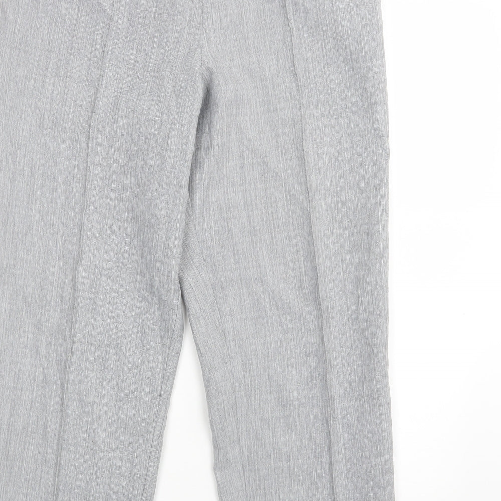 Womens UK Size 14 Marks and Spencer Regular Fit  Grey Trousers