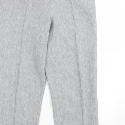 Womens UK Size 14 Marks and Spencer Regular Fit  Grey Trousers