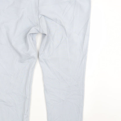 Womens UK Size 18 Marks and Spencer Regular Fit  Blue Trousers