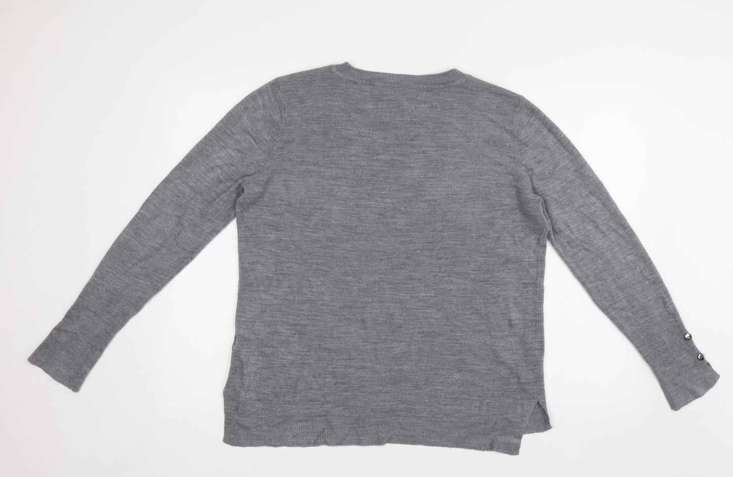 Primark Womens Grey   Pullover Jumper Size M