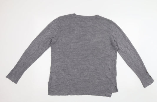 Primark Womens Grey   Pullover Jumper Size M