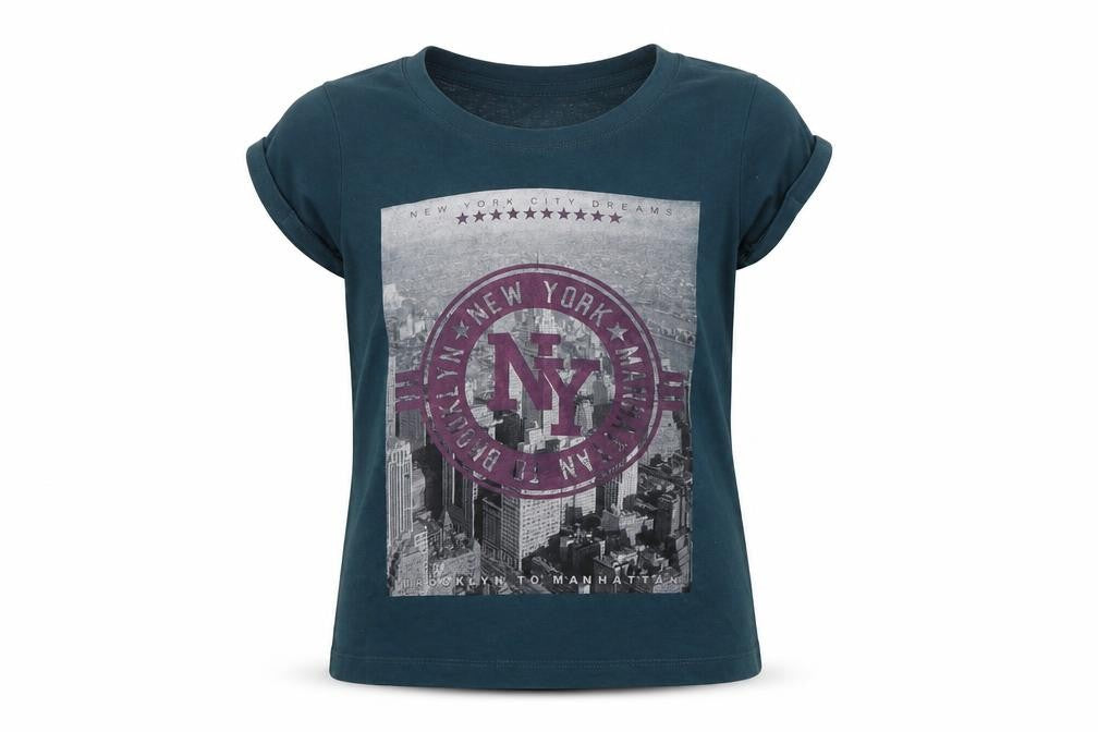 New Look Girls Green   Basic T-Shirt Size 9 Years  - NYC
