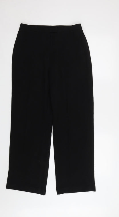 Laura Clement Womens Black   Dress Pants Trousers Size 12 L29 in