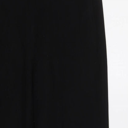 Laura Clement Womens Black   Dress Pants Trousers Size 12 L29 in