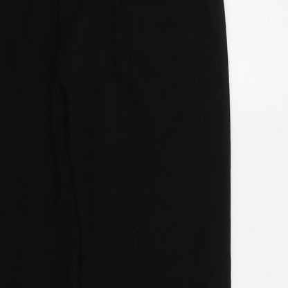 Laura Clement Womens Black   Dress Pants Trousers Size 12 L29 in