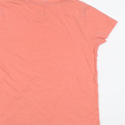Pepperts! Girls Orange   Basic T-Shirt Size 9-10 Years