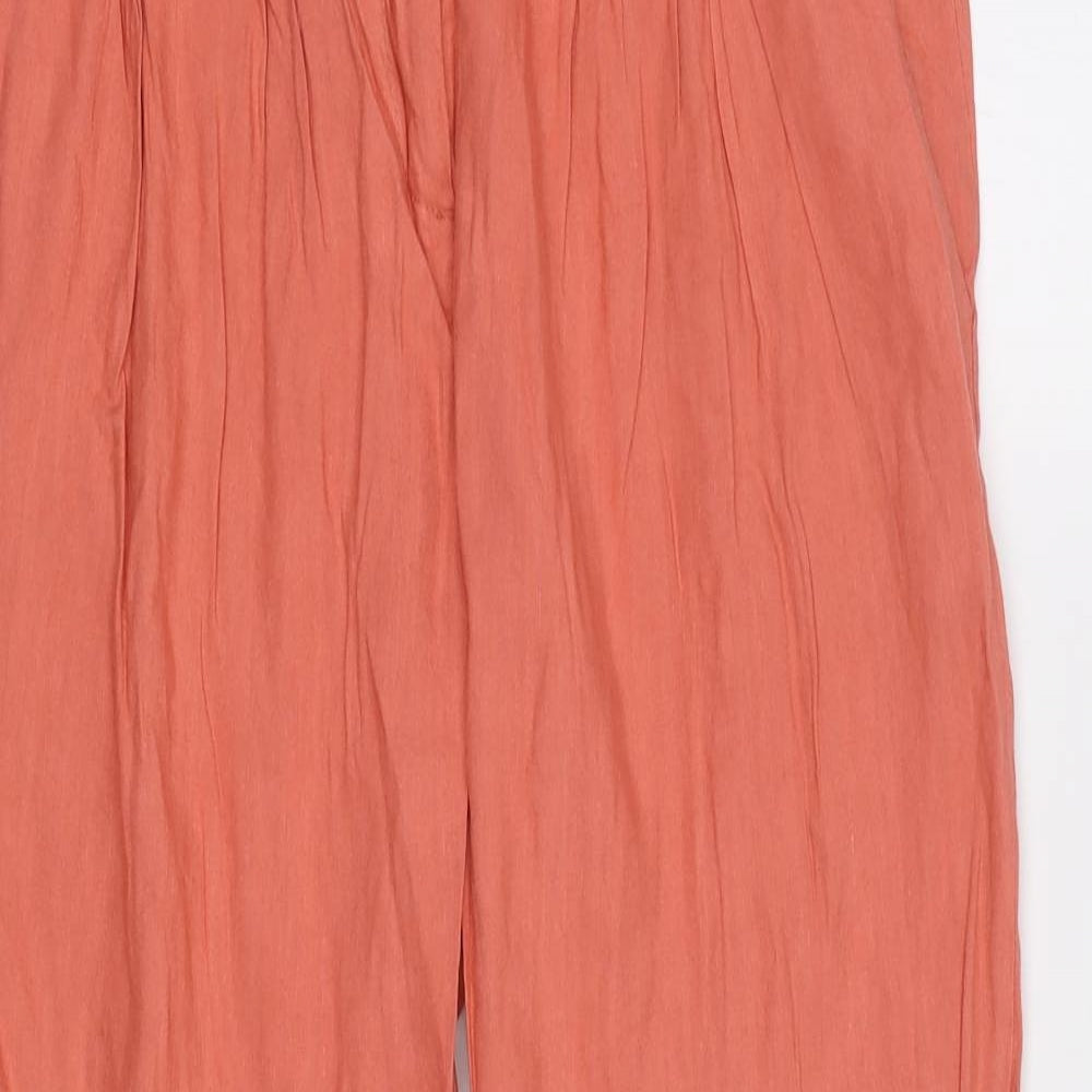 Womens UK Size 10 Topshop Regular Fit  Pink Trousers
