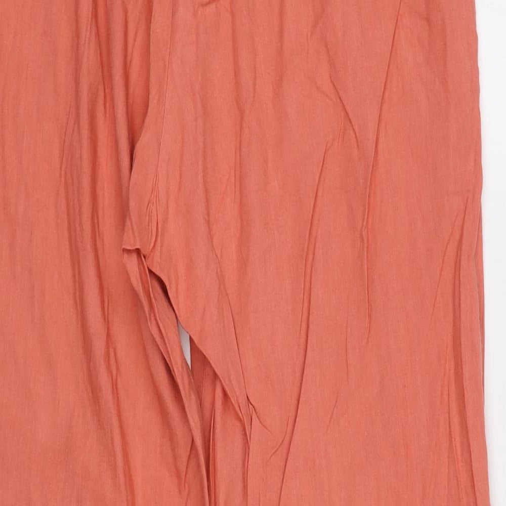 Womens UK Size 10 Topshop Regular Fit  Pink Trousers