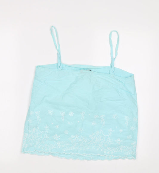 TU Womens Blue   Basic T-Shirt Size 10