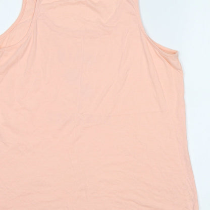 F&F Womens Pink   Basic Tank Size 14  - Palm