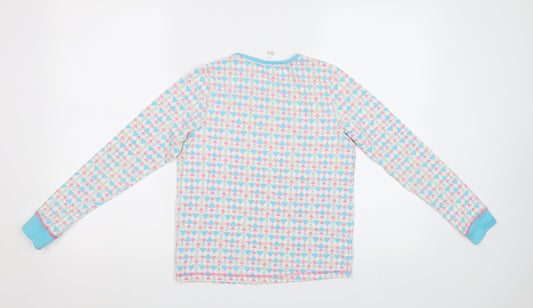 Lily&Dan Girls Blue Geometric  Top Pyjama Top Size 11-12 Years