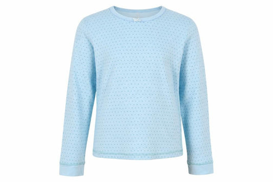 Lily&Dan Girls Blue Polka Dot  Top Pyjama Top Size 11-12 Years