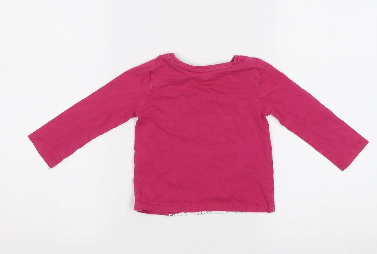 Nutmeg Baby Pink   Basic Polo Size 12-18 Months  - Bear