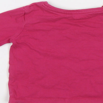 Nutmeg Baby Pink   Basic Polo Size 12-18 Months  - Bear