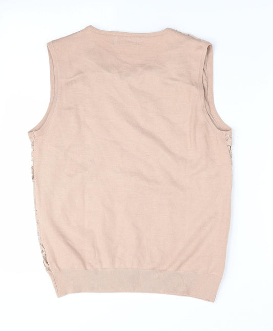 Cherry Couture Womens Beige   Pullover Jumper