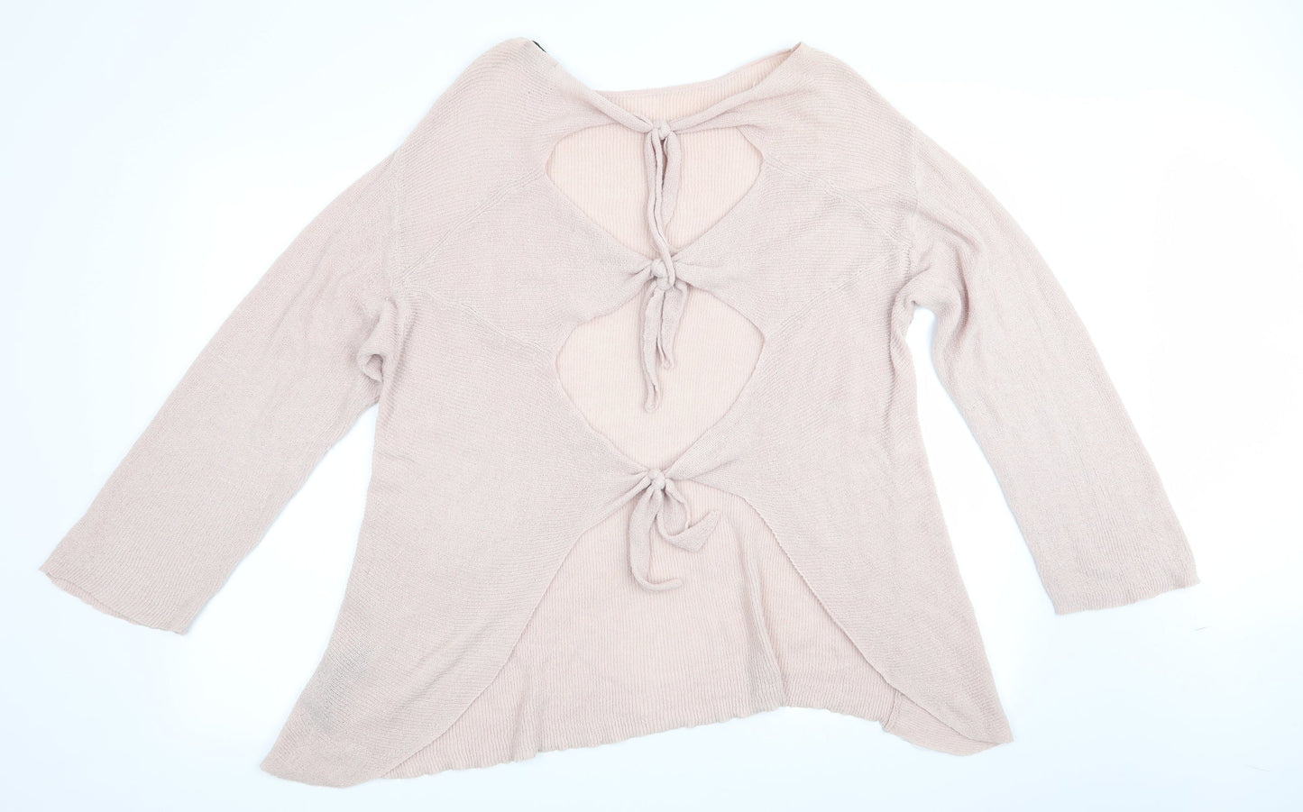 Womens UK Size 8 Zara Pink Pullover Jumper