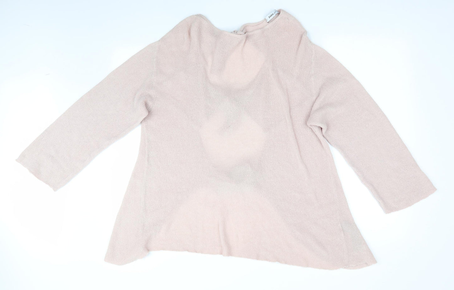 Womens UK Size 8 Zara Pink Pullover Jumper