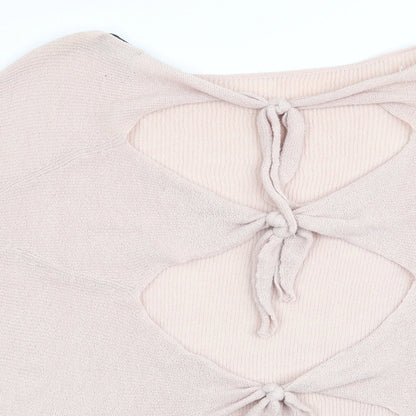Womens UK Size 8 Zara Pink Pullover Jumper